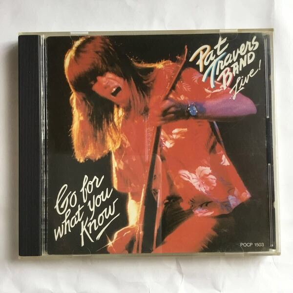 【国内盤CD】PAT TRAVERS BAND /パット・トラヴァース・バンド / LIVE! GO FOR WHAT YOU KNOW /ライヴ! 訳あり
