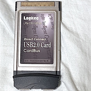 レア Logitec ロジテック LPM-CBUSB2HB CardBus対応 USB2.0インターフェースカード USB2.0 card カード CardBus to USB 2.0 PC Card 動作OK