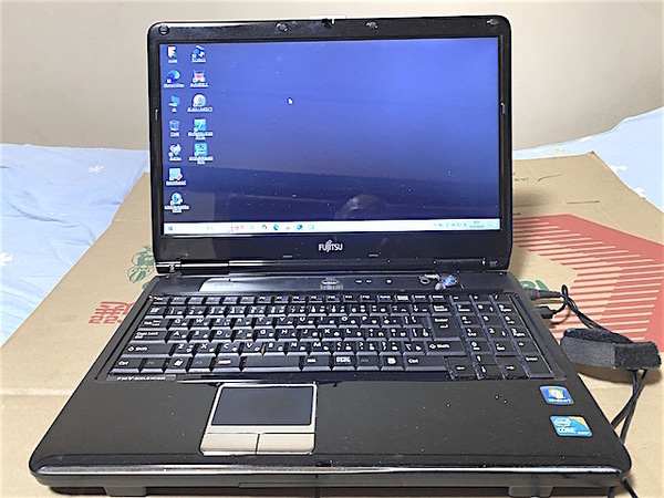 送料無料 美品 富士通 FUJITHU FMV-BIBLO NF/G50 500G ノートパソコン 動作品 windows10 ウィンドウズ10 インストール済 インテルi3