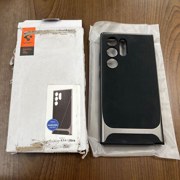 706p0229☆ Spigen Galaxy S24 Ultra ケース 耐衝撃 SC-52E | SCG26 二重構造 バンパー 傷防止 衝撃吸収 米軍MIL規格取得