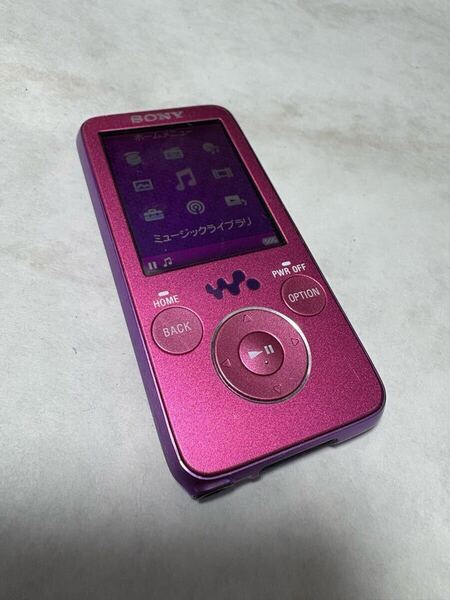 送料無料 ソニー デジタルウォークマン NW-S636F♪ピンク 4GB SONYWALKMAN♪即決ポータブルオーディオプレーヤーdigital media player SONY