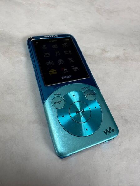 【送料無料】ソニー デジタルウォークマン NW-S754♪ブルー 8GB SONYWALKMAN♪即決ポータブルオーディオプレーヤーdigital media player