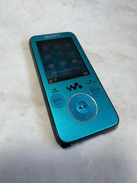 【送料無料】ソニー デジタルウォークマン NW-S636F♪ブルー 4GB SONYWALKMAN♪即決ポータブルオーディオプレーヤーdigital media player