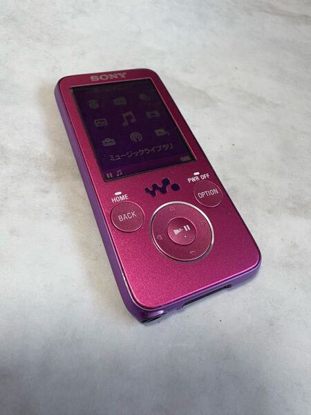 送料無料 ソニー デジタルウォークマン NW-S638F♪ピンク 8GB SONYWALKMAN即決ポータブルオーディオプレーヤー digital media player SONY