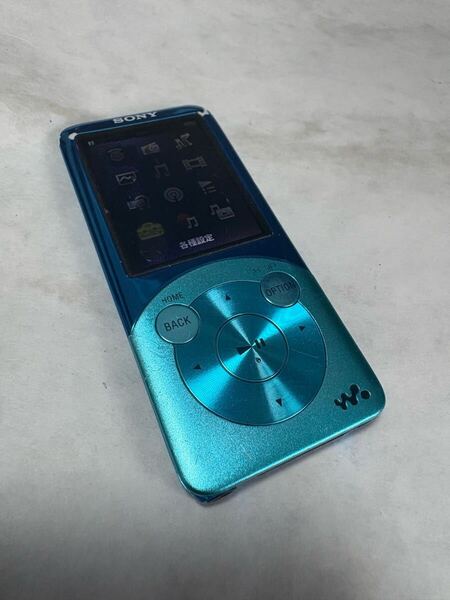 【送料無料】ソニー デジタルウォークマン NW-S754♪ブルー 8GB SONYWALKMAN♪即決ポータブルオーディオプレーヤーdigital media player