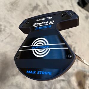 (新品同様) オデッセイ SQUARE2SQUARE MAX STRIPE Ai ONE パター スクエア2スクエア マックス ストライプ 34インチ