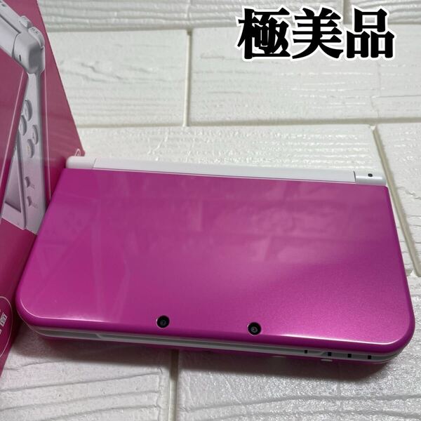 未使用級 newニンテンドー3DS LL ピンク×ホワイト 任天堂 3DS本体 NEW Nintendo 3DS LL