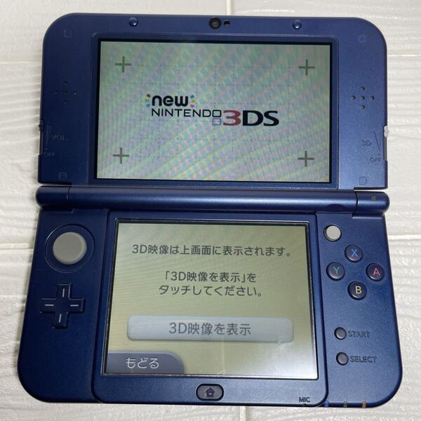 newニンテンドー3DS LL メタリックブルー 任天堂 本体 3DS New Nintendo 3DS LL