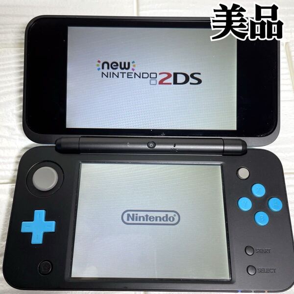 美品 newニンテンドー2DS LL ターコイズ×ブラック 任天堂 本体 2DS Newニンテンドー2DSLL
