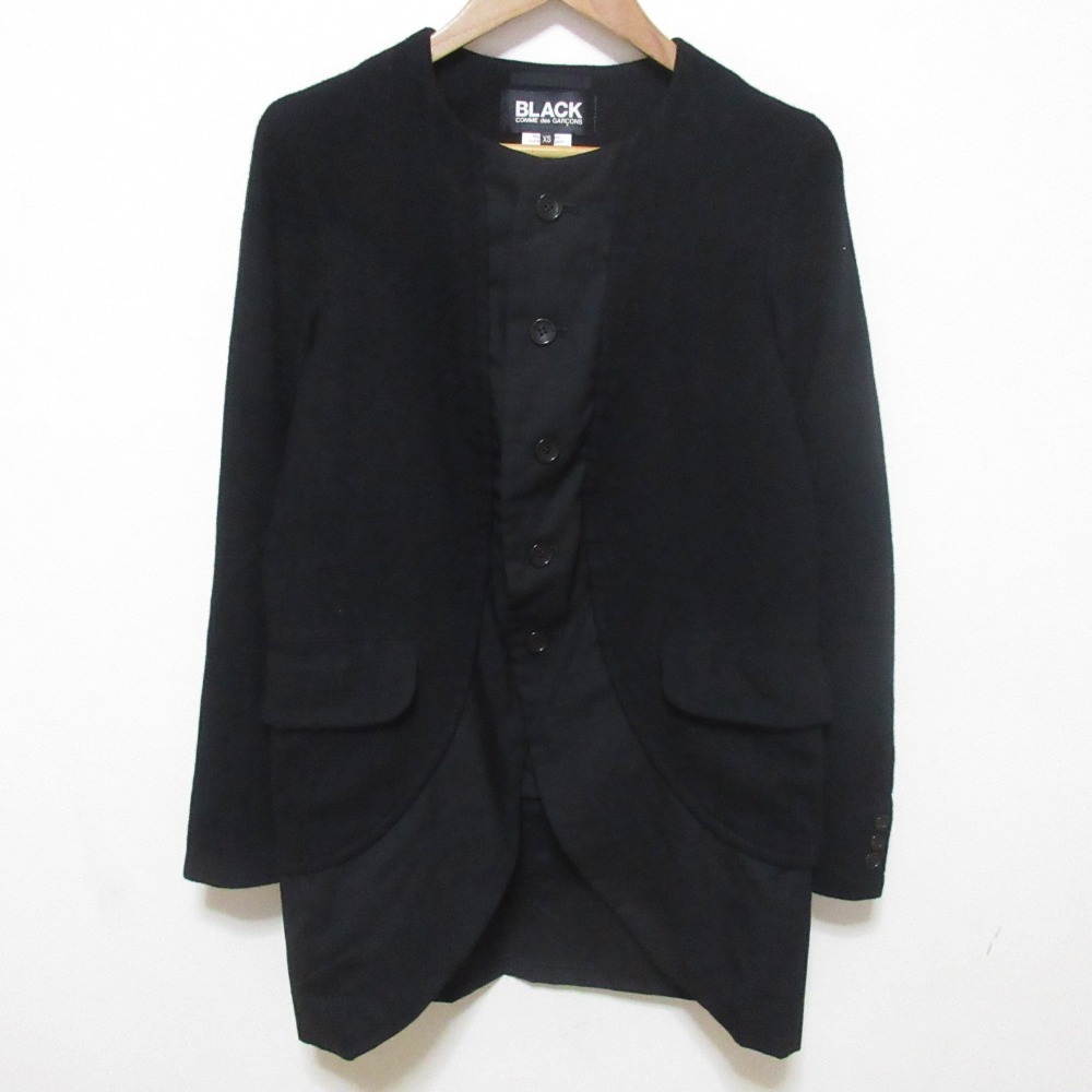 80s COMME des GARCONS ノーカラージャケット コート 2025年最新】Yahoo!オークション -「ノーカラー コート」(コム