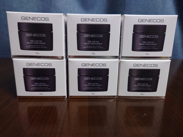 GENECOS ジェネコス ザ クリーム ナイト パフォーマー 45g 6個 訳あり