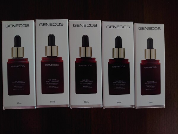 GENECOS ジェネコス ザ セラム ナイト パフォーマー 美容液 50mL 5本