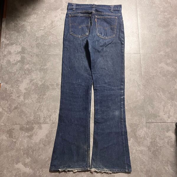 Levi’s リーバイス 646 USA製 アメリカ製 ベルボトム 684517 フレア ブーツカット ジーンズ デニム デニムパンツ 濃紺