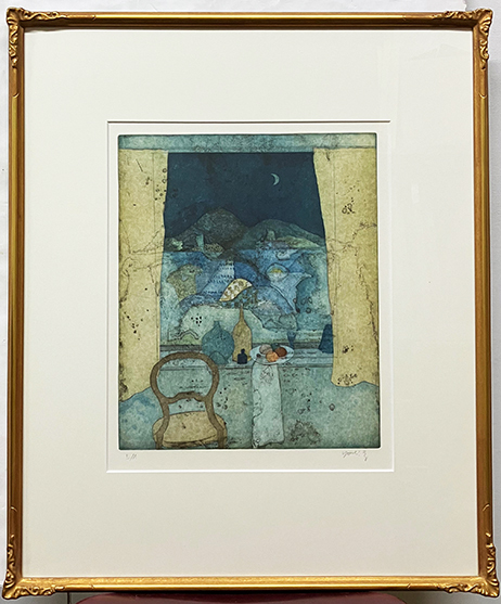 高橋義治 『雪』 銅版画 画家 コレクション 高橋義治 『雪』 銅版画 画家 コレクション(Yahoo!オークション