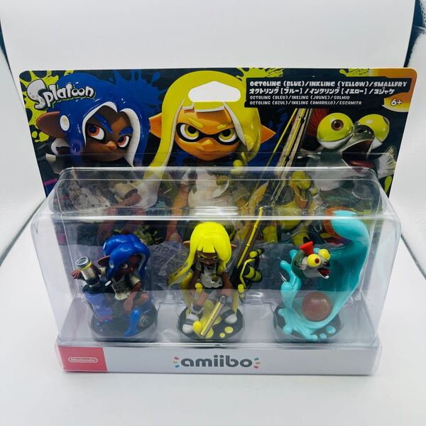 amiibo トリプルセット[インクリング【イエロー】/オクトリング【ブルー