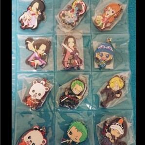 ワンピース ONE PIECE ラバスト ラバーストラップ 12個セット ボア・ハンコック ゾロ サンジ トラファルガーロー ベポ ナミ