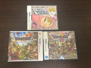 ニンテンドー3DSソフト ドラゴンクエスト7 /DSソフト ドラゴンクエスト9 ミスタードリラードリルスピリッツ 3本セット