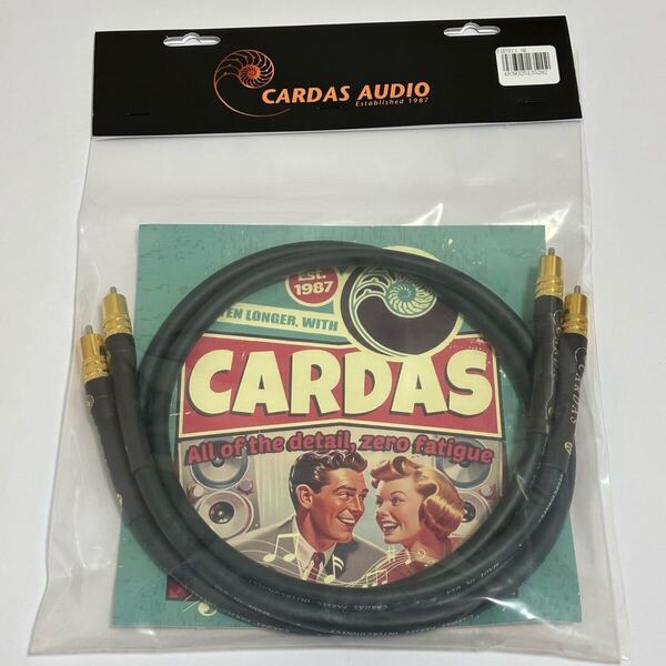 Cardas Audio Parsec RCAケーブル 1.0m ペア カルダス 太陽インターナショナル unopened new 国内正規品