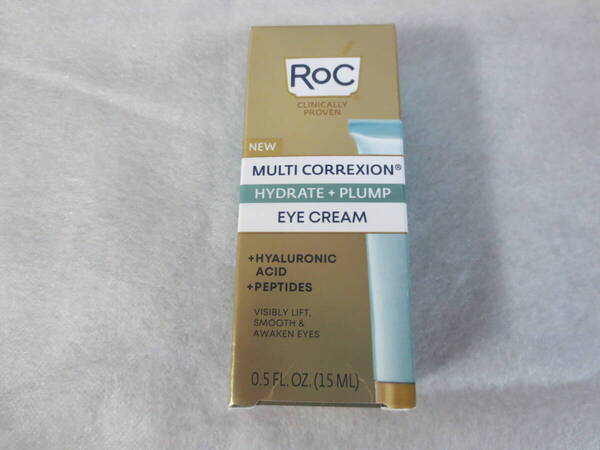 新品 RoC(ロック)Multi Correxion(マルチコレクシオン)ハイドレート+プランプ アイクリーム 15ml