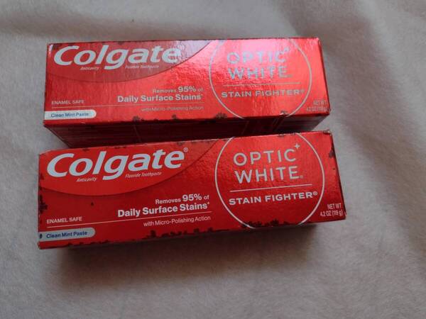 新品 Colgate OPTIC WHITE コルゲイト コルゲート オプティックホワイト 歯磨き粉 2本セット ホワイトニング アメリカ