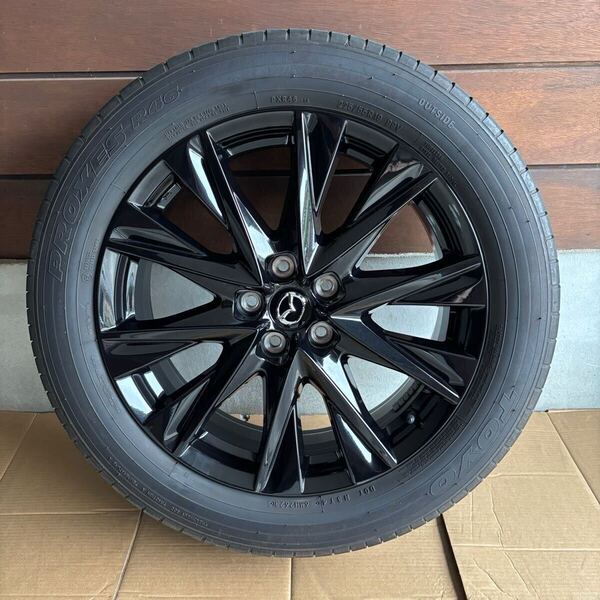 マツダ CX-8 CX-5 ブラックトーンエディション 純正 ホイール タイヤ セット 225/55R19 99V トーヨー プロクセス 夏 SUV ①