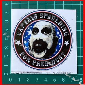 ステッカーNo.1090 (7cm) 車 PC 車 バイク デカール 防水 キャプテン・スポルディング マーダー・ライド・ショー シド・ヘイグ