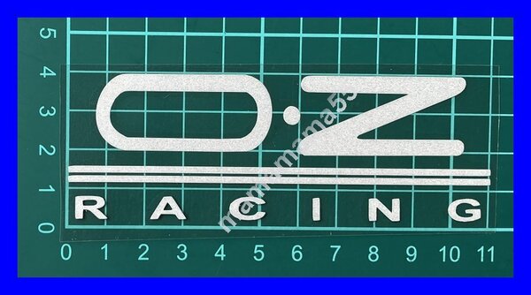 ステッカーNo.897 3層 PC 車 デカール シール 防水 文字 バイク O・Z レーシングスポンサー オーゼット OZ S.p.A.