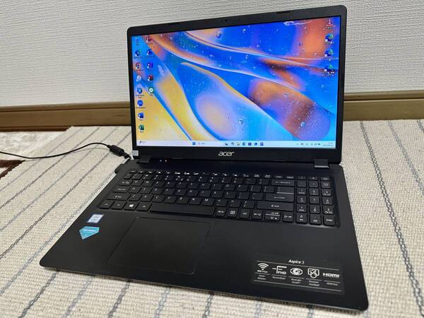 2020年式 8世代 Win11 Office2024 i3 8130U 8GB 新品M.2SSD256GB NVMe USB3.0 Bluetooth テンキー Webカメラ フルHD 地デジ 年賀状 初心者