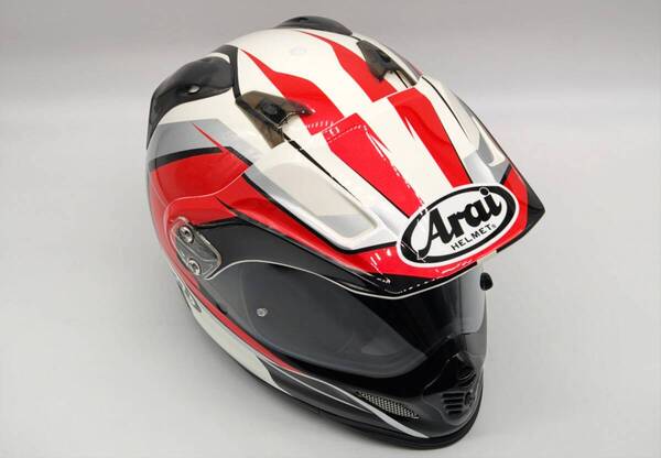 Arai アライ TOUR-CROSS3 FLARE 赤 ツアークロス3 フレア オフロードヘルメット Mサイズ
