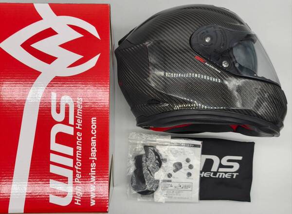 WINS ウインズ A-FORCE RS カーボン Type-C フルフェイスヘルメット Mサイズ