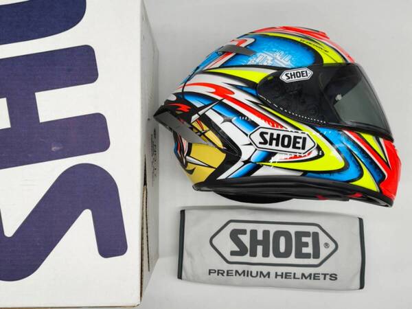SHOEI ショウエイ X-Fourteen DAIJIRO ダイジロウ X14 RED/BLUE フルフェイスヘルメット Lサイズ