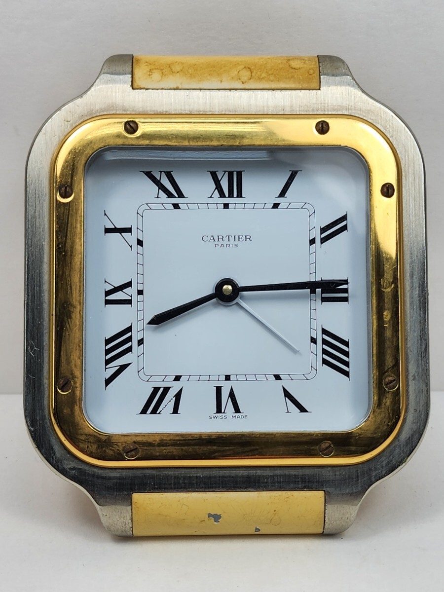 CARTIER カルティエ コリゼ 置時計 トラベルウォッチ 稼働品 Yahoo!オークション -「カルティエ トラベルクロック」の落札