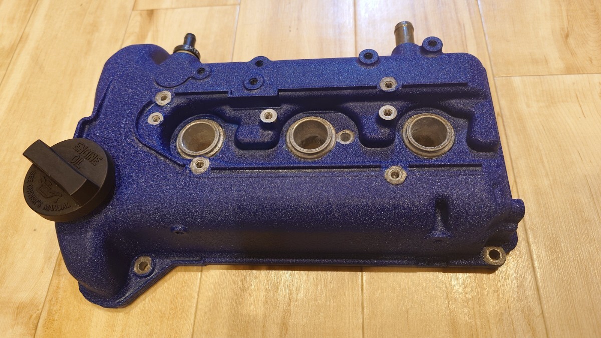 ＨＥ２１ＳアルトラパンＳＳ純正Ｋ６Ａエンジンヘッドカバー（ブルー結晶塗装） HE21SアルトラパンSS純正K6Aエンジンヘッドカバー