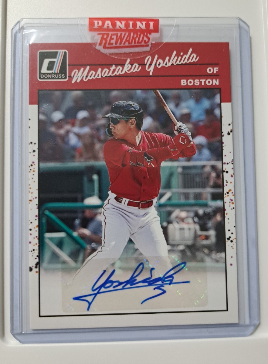 MLB☆吉田正尚 23 Panini 49枚限定直筆サインジャージカード Yahoo!オークション -「吉田正尚サインカード」の落札相場・落札価格
