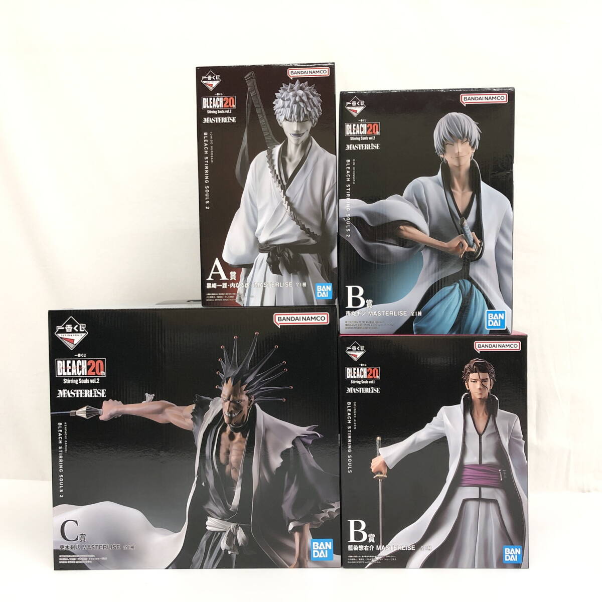 未開封 一番くじ 少年誌 フィギュア 7点まとめ BLEACH A賞 黒崎
