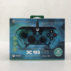 TEI【現状渡し品】Xbox X91 ICE 有線コントローラー グリーン〈024-250605-YO-28-TEI〉