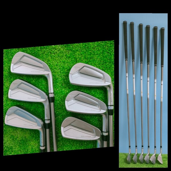 【送料無料】(I349)Steel Fiber i95CW r装着! KAMUI カムイ CC-milled CCミルド 5-P 6本セット。スチールファイバー Rフレックス