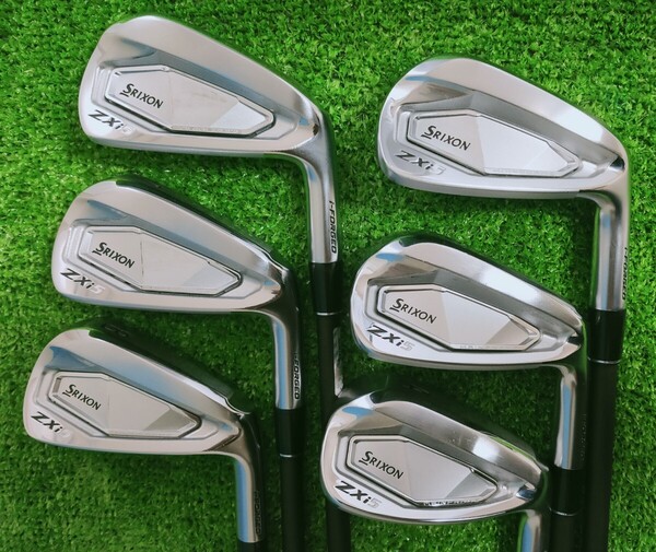 【送料無料】(I351)最新純正カスタムTRAVIL IRON 105S装着!SRIXON スリクソン ZXi5アイアン 6-A 6本セット。トラビル DUNLOP ダンロップ