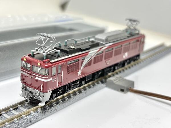 精密加工品!!TOMIX EF81 81号機 元お召し 旧塗装