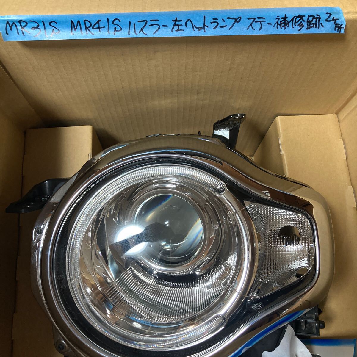 送料込 即決 ハスラー MR41S 純正 左 ヘッドライト ランプ