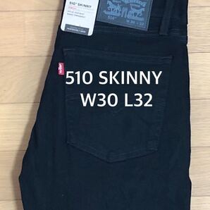 Levi's 510 SKINNY FIT BLACK W30 L32 ②