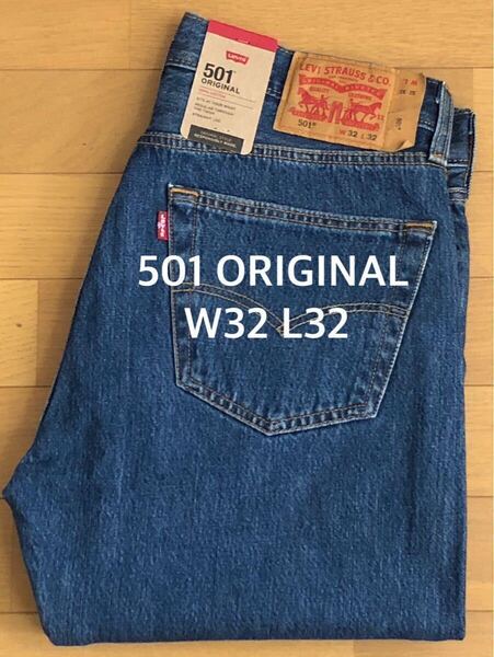 Levi's 501 ORIGINAL FIT DARK STONEWASH W32 L32