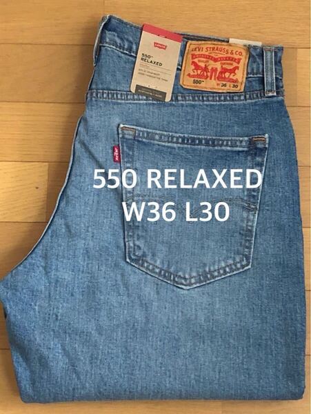 Levi's 550 RELAXED FIT MIDIUMINDIGO CLIF W36 L30