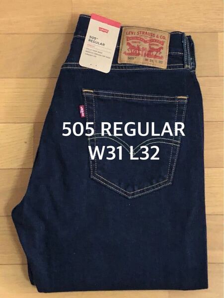Levi's 505 REGULAR FIT RINSEY W31 L32