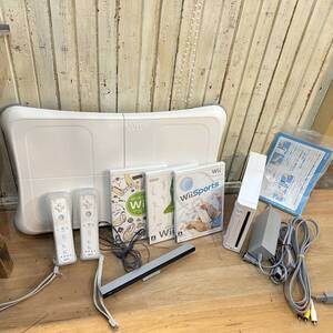 まとめ売り NINTENDO / 任天堂 Wii Wii fit コントローラー ソフト セット販売 ホワイト RVL-001 通電確認済み