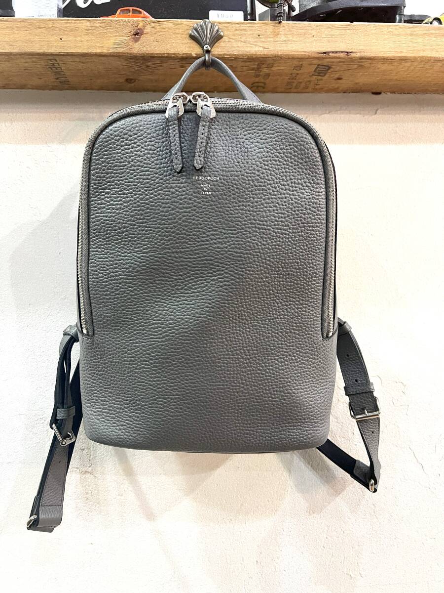 【値下げ】新品未使用 HERGOPOCH オールレザー バックパック 2025年最新】Yahoo!オークション -hergopoch エルゴポックの中古品