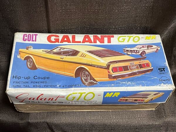 E14 NEMOTO COLT GALANT GTO-MR 赤 当時物 ブリキ Hip-up Coupe ヒップアップクーペ H55036
