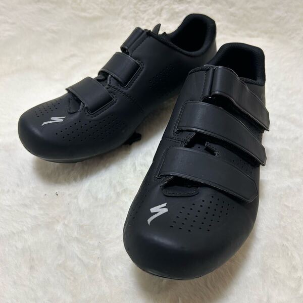 【着用数少】Specialized SPORT ROAD SHOES 27.0cm クリート付 スペシャライズド スポーツロードシューズ SPD-SL ビンディングシューズ 黒