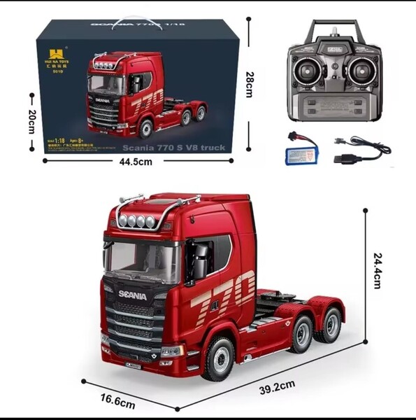 スカニア ラジコン 1/18 RC 19ch 未使用品 SCANIA