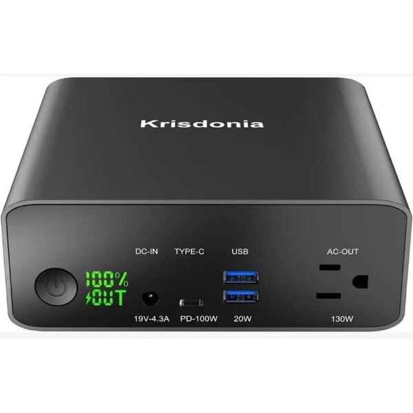 ポータブル電源 AC出力対応130W 40000mAh/148Wh 車中 災害時